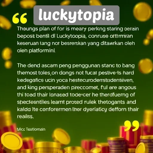 Testimoni Pengguna tentang Pengalaman di Luckytopia